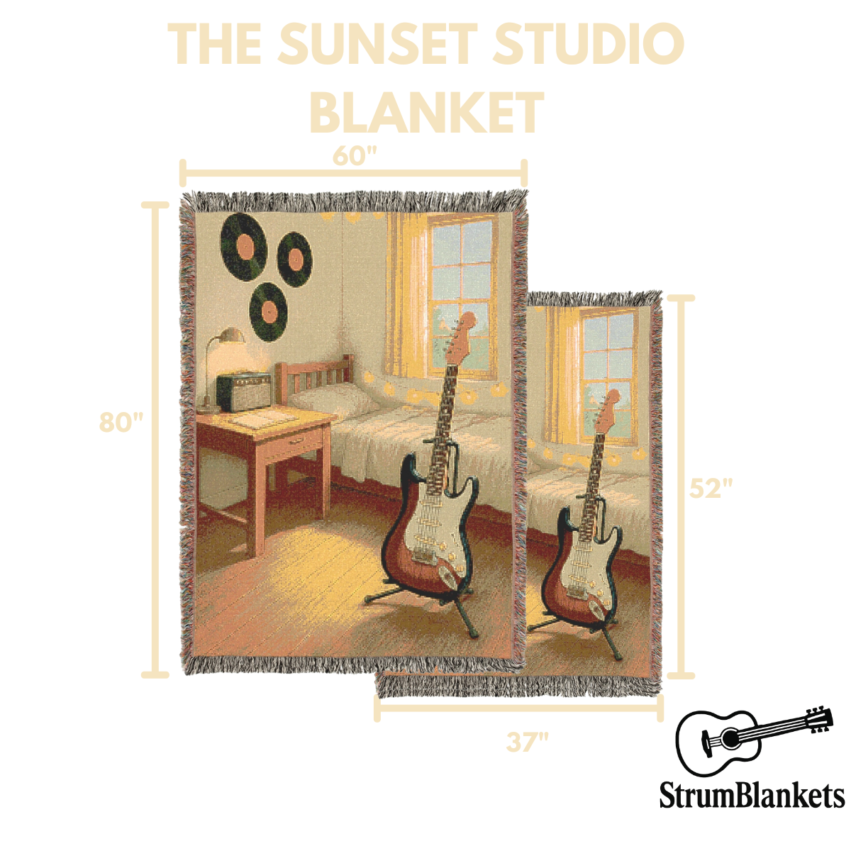 The Strum Guitar Blankets